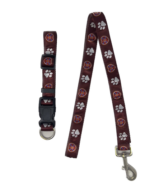 HMFC Dog Collar and Lead Set