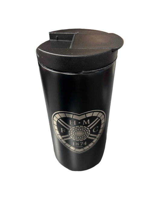 Black Stainless Steel Travel Cup