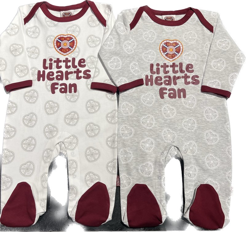 2024 Twin Pack Sleepsuit (Grey/ White)