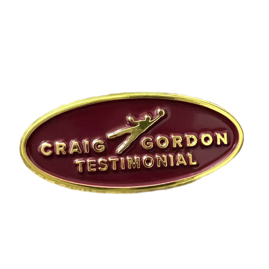 Craig Gordon Testimonial Pin Badge