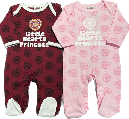 2024 Twin Pack Sleepsuit (Pink/ Maroon)