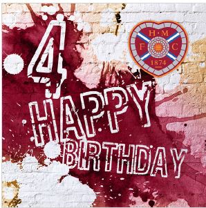 NB4 Age Birthday Splat Card - 4