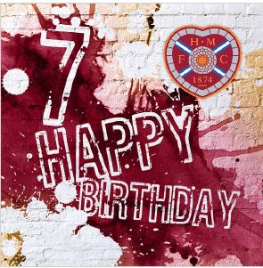 NB7 Age Birthday Splat Card - 7