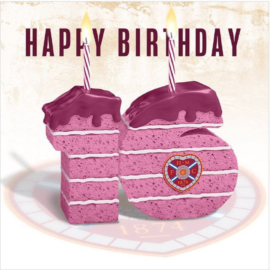 NB25 Age Birthday Cake Card - 16