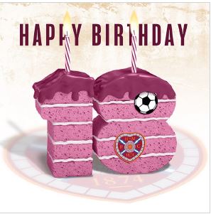 NB26 Age Birthday Cake Card - 18