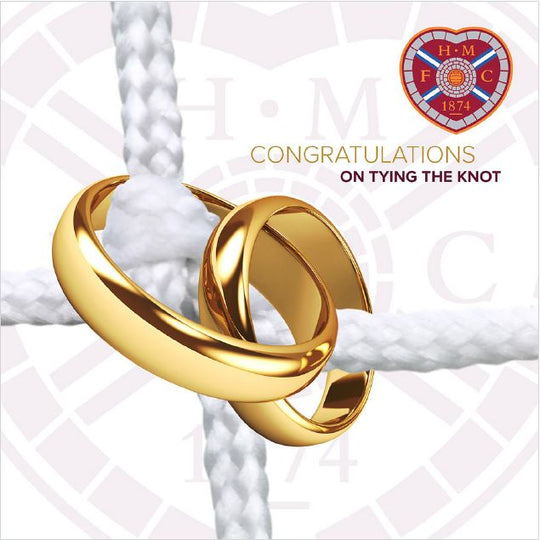 W01 Wedding Card - Tying the knot