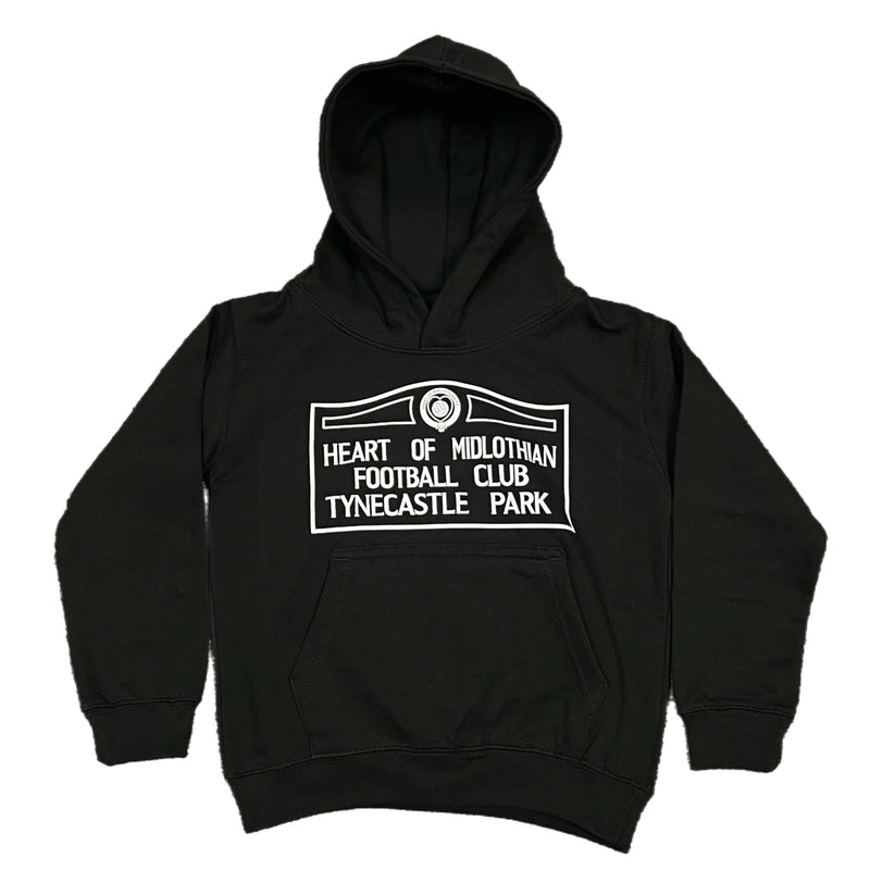 Tynecastle Park Sign Hoodie (Black)