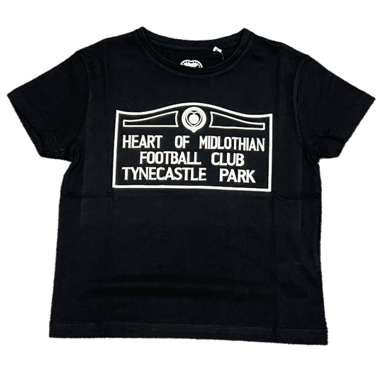 Tynecastle Park Sign T-Shirt (Black)
