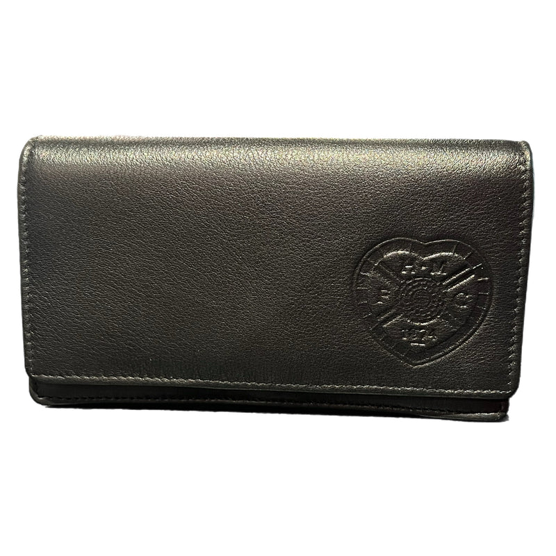 Black Leather Ladies Purse