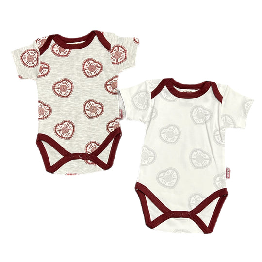 25/26 Twin Pack Bodysuit (Grey & White)
