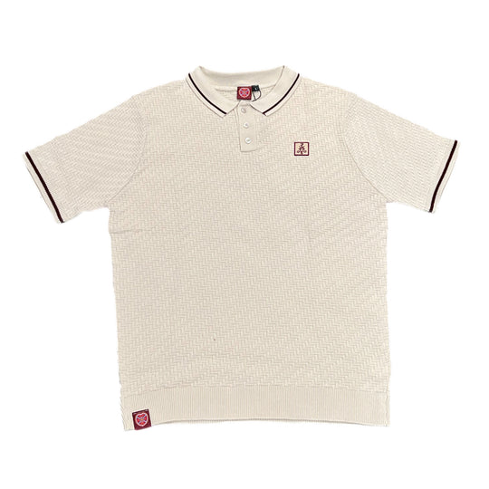 Herringbone Regular Knitted Polo