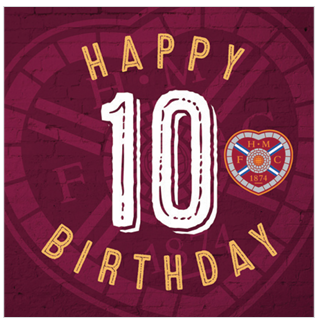 10 Age Crest Birthday Card