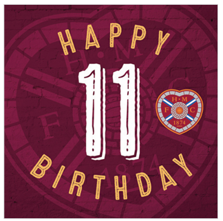 11 Age Crest Birthday Card