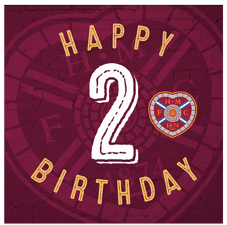 2 Age Crest Birthday Card