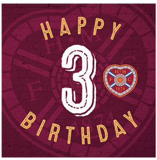 3 Age Crest Birthday Card