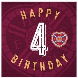 4 Age Crest Birthday Card