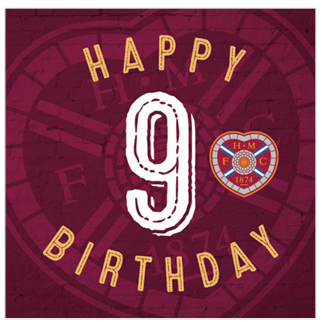 9 Age Crest Birthday Card