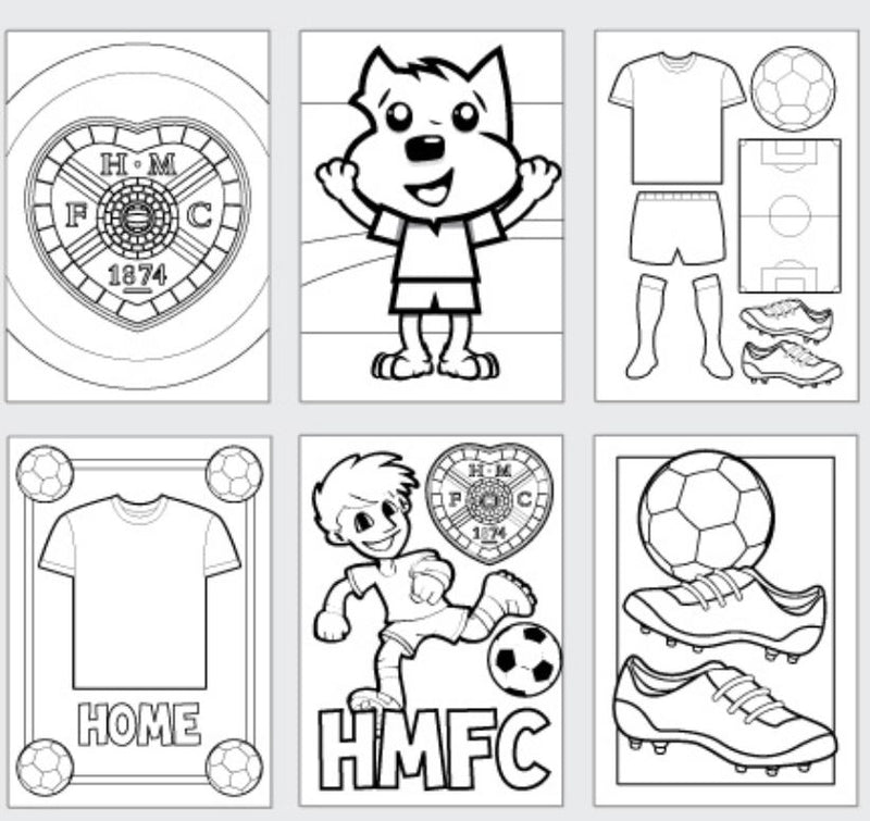 HMFC Colouring Book