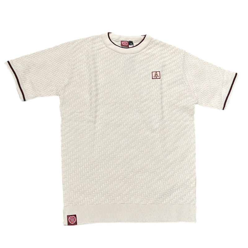 Herringbone Knitted T-Shirt