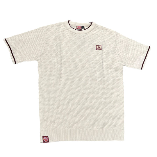 Herringbone Knitted T-Shirt
