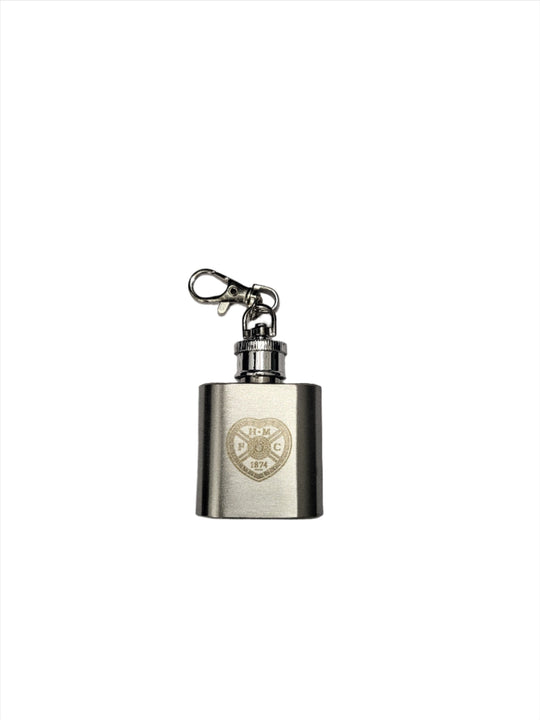 Crest Hip Flask Keyring