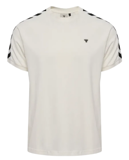 Hummel Loose Crewneck Chevron T-Shirt White