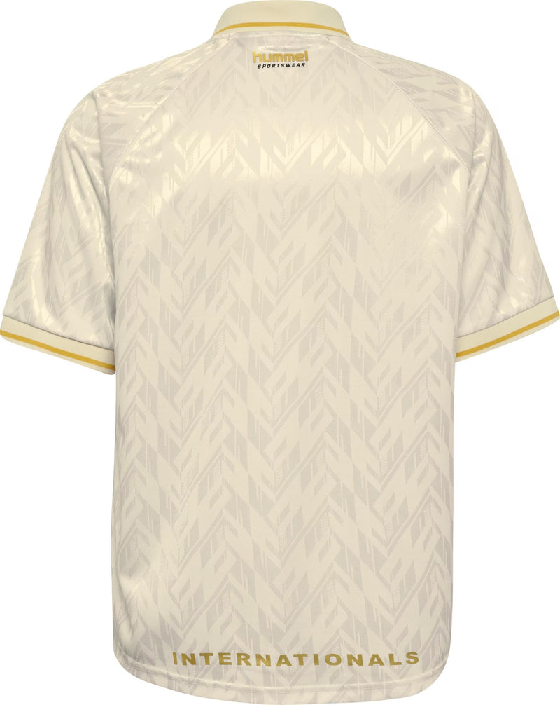 Beige Loose Fit bay Soccer Tee