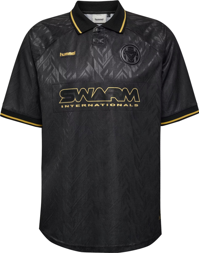 Black Loose Fit bay Soccer Tee