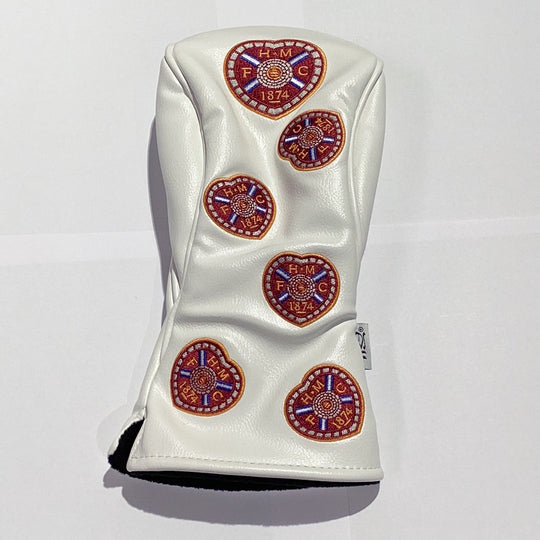 Fairway Headcover White Multi Crest