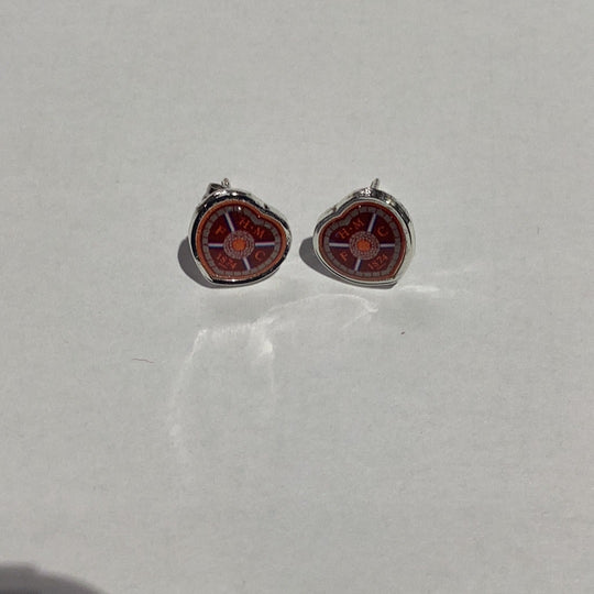 2023 Full coloured Crest Earrings