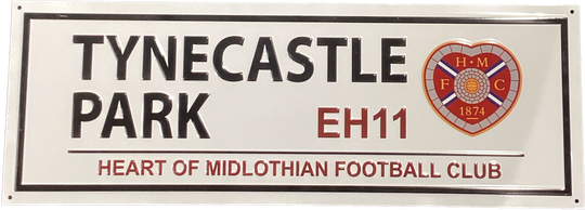 White Metal Street Sign