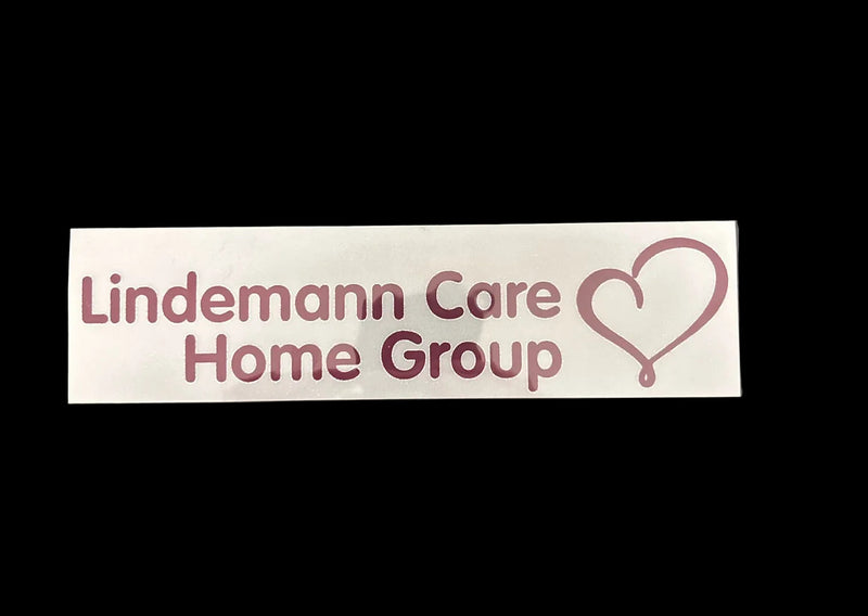 Lindemann Care Back of Shirt - Maroon