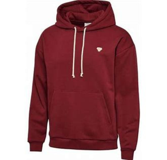 Maroon loose Hummel Bee hoodie