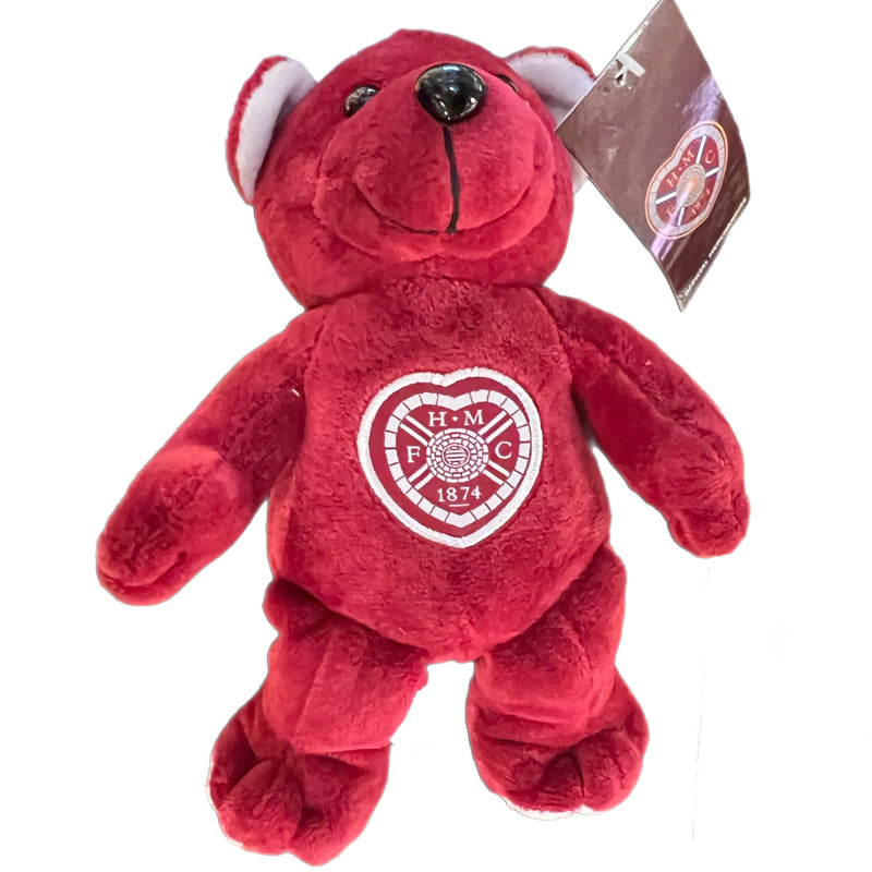 Maroon Beanie Bear with crest