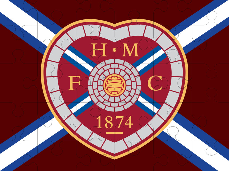Hearts Flag Jigsaw