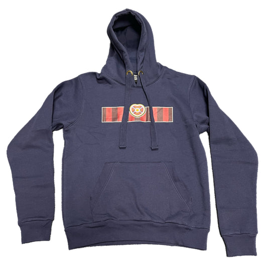 Navy Hoodie with Home Top Bar