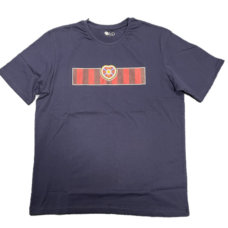 Navy T-Shirt with Home Top Bar