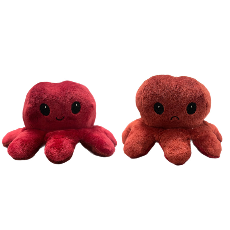 Reversible octopus plushy