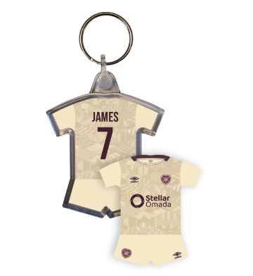 Personalised Sports Shirt Keyring