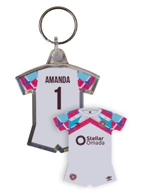 Personalised Sports Shirt Keyring