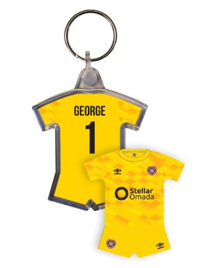 Personalised Sports Shirt Keyring