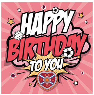 Comic Birthday Card -  Pink