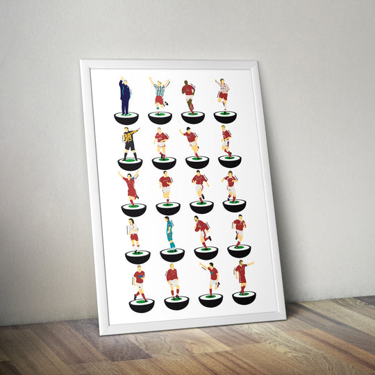 Retro Player Subbuteo Artwork