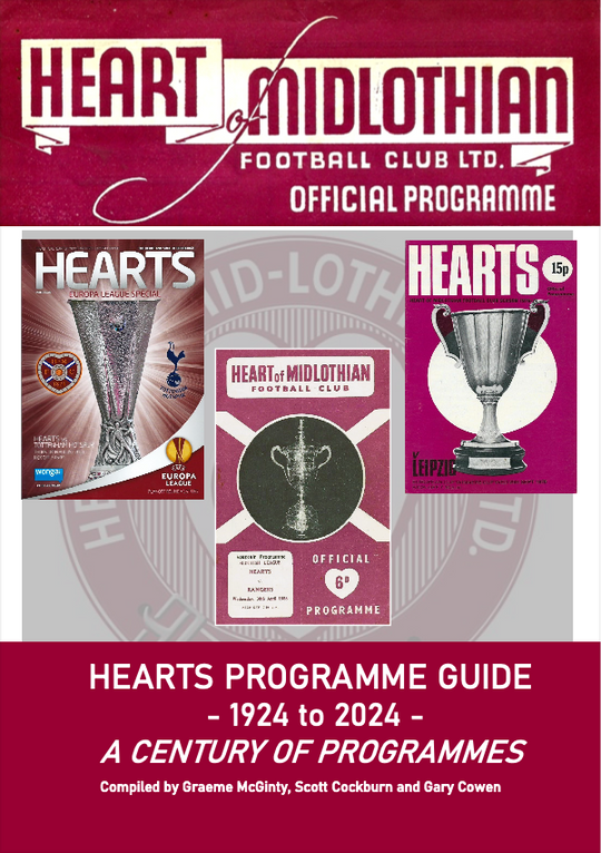 Hearts Programme Guide - 1924 to 2024