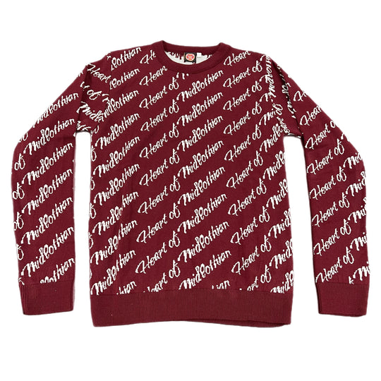 Script Crew Neck Sweater
