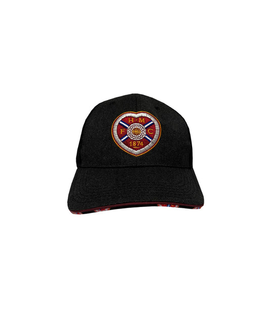 Black Trucker Cap with Crest