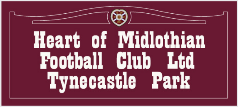 Tynecastle Park sign mug