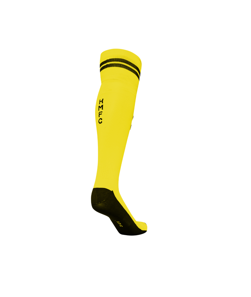 25/26 HOME KEEPER SOCK - JUNIOR - YELLOW/BLACK