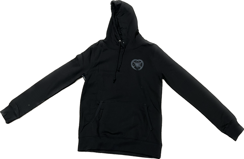 Ladies top black hoody