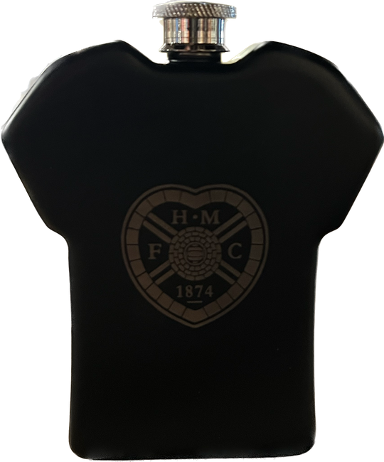 Crested Shirt Shape Hip Flask
